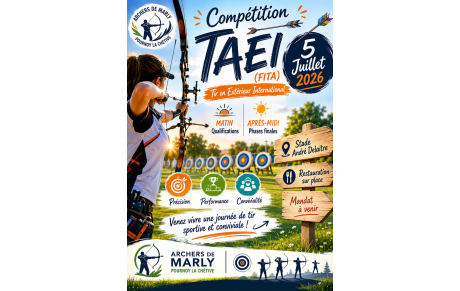 Compétition TAEI / FITA – 5 juillet 2026